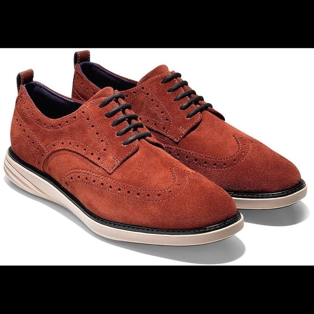 Cole Haan GrandEvolution wingtip oxfords s…